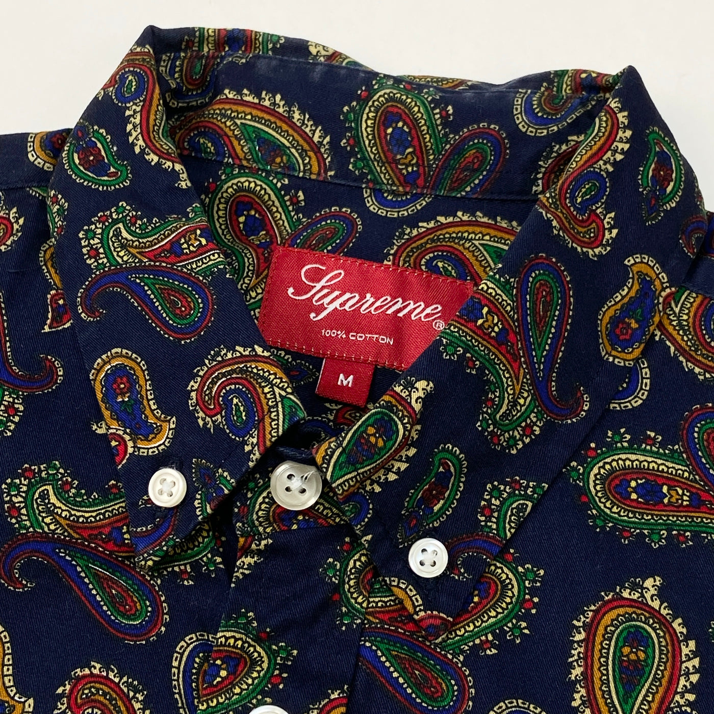 2013AW Paisley Shirt M Navy