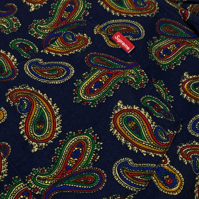 2013AW Paisley Shirt M Navy