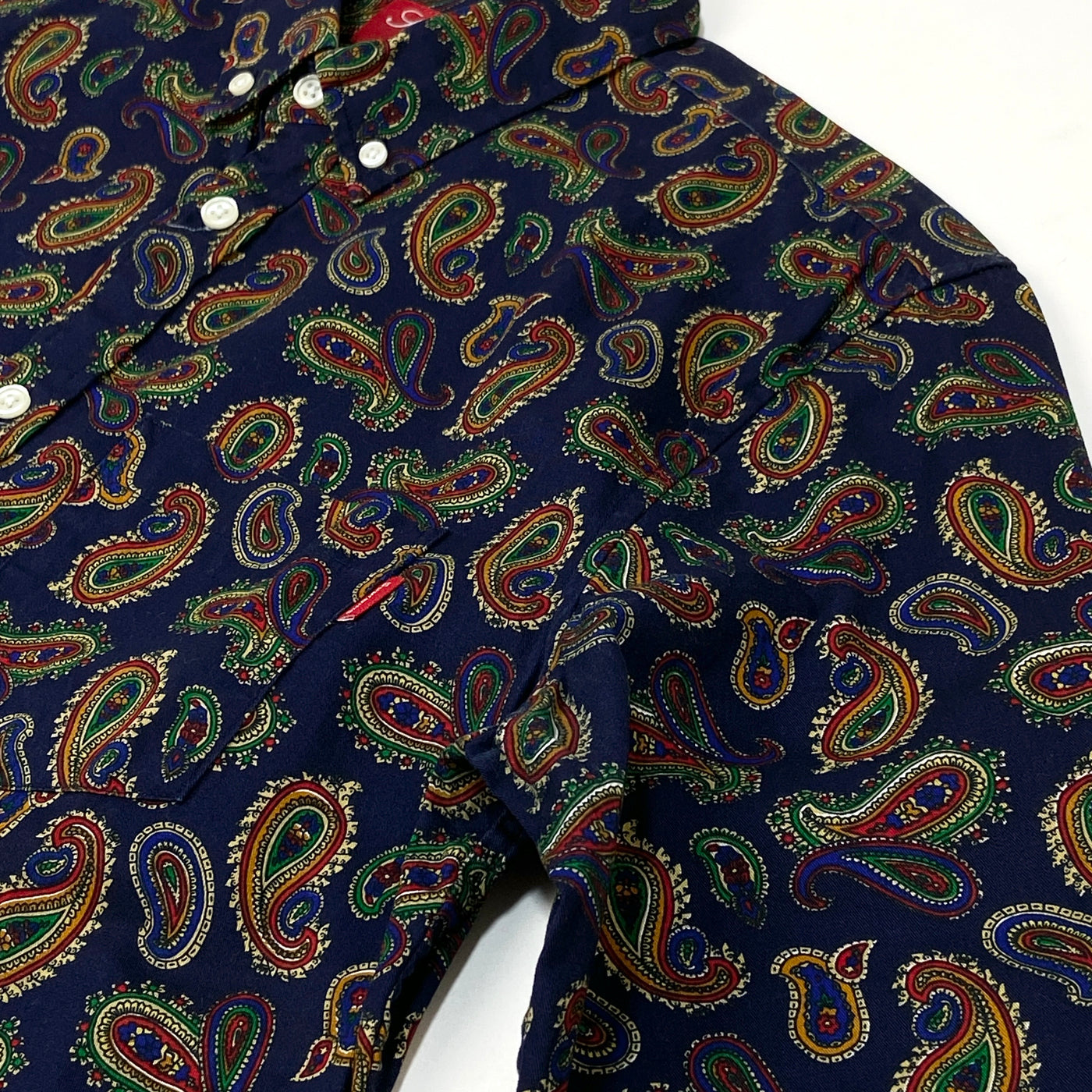 2013AW Paisley Shirt M Navy