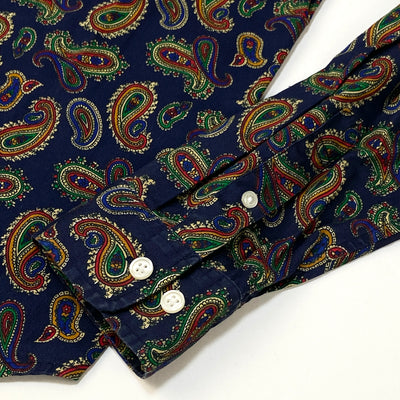 2013AW Paisley Shirt M Navy