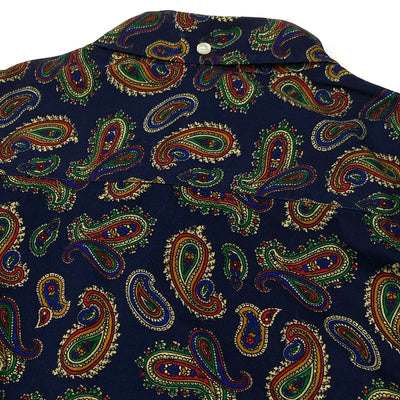 2013AW Paisley Shirt M Navy