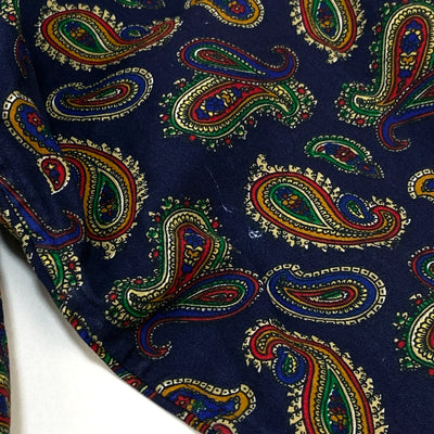 2013AW Paisley Shirt M Navy