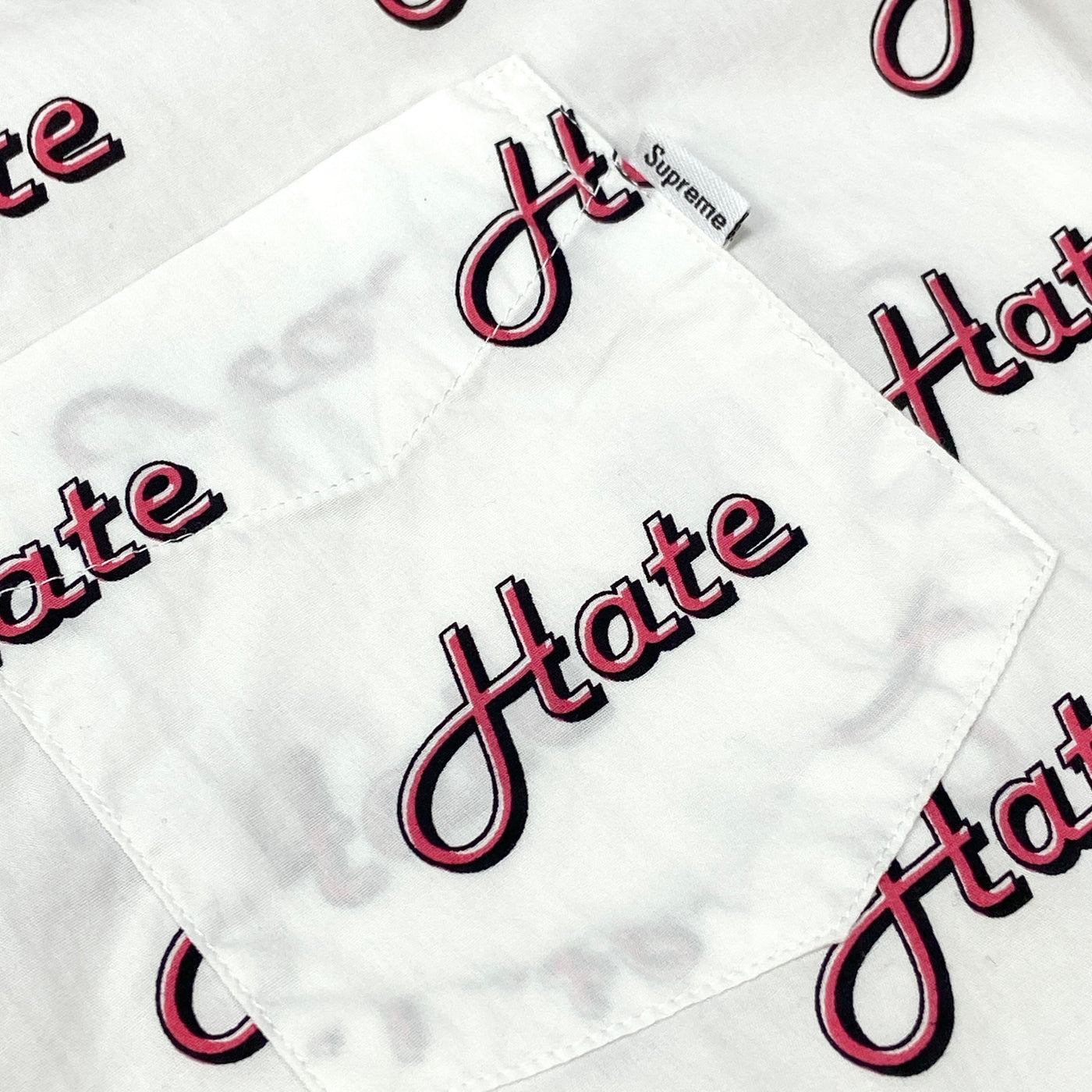 2013AW Hate Shirt M White