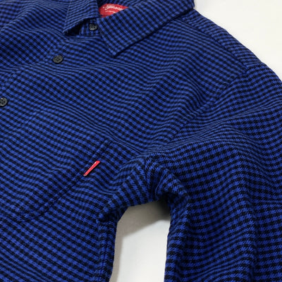 2016AW Houndstooth Flannel Shirt M