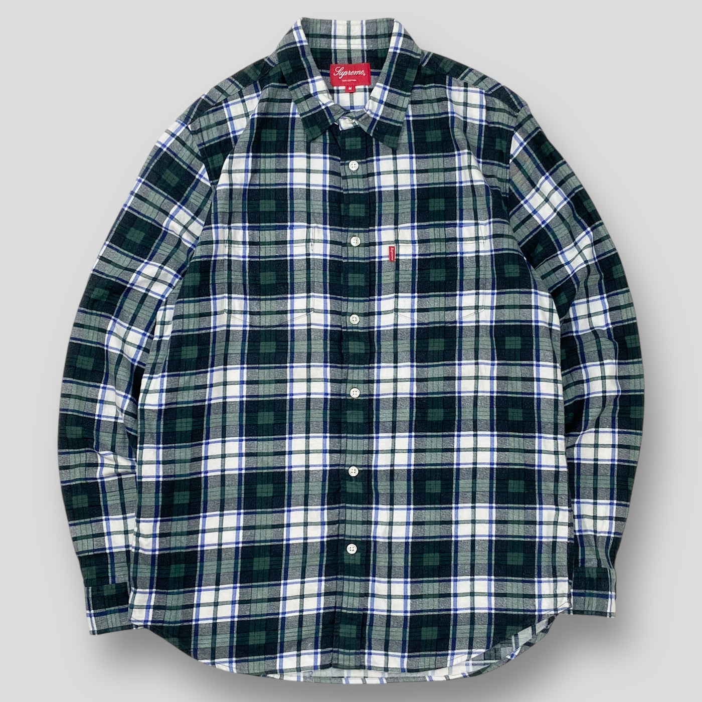 2015SS Printed Flannel Shirt M