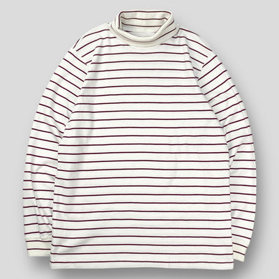 2016SS Striped L/S Turtleneck M