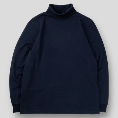 2016AW Solid L/S Turtleneck M Navy