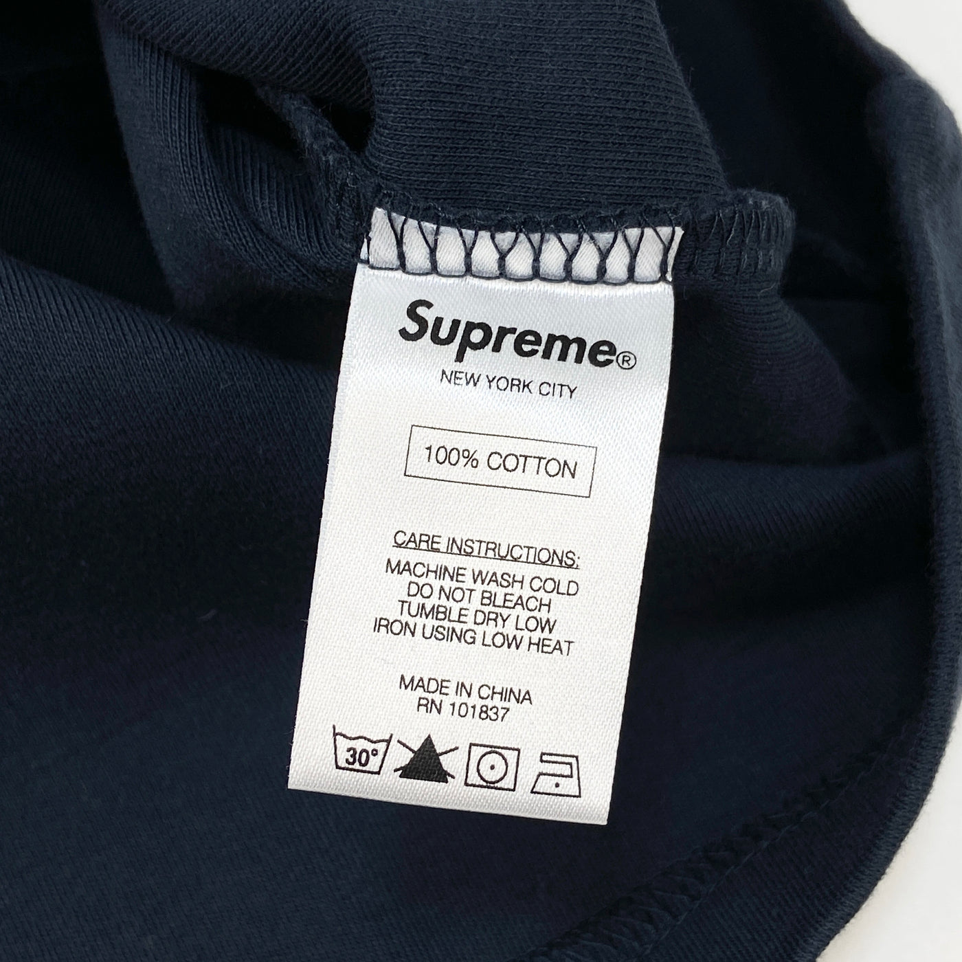 2016AW Solid L/S Turtleneck M Navy