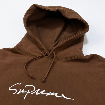 2018AW Classic Script Hooded Sweatshirt M