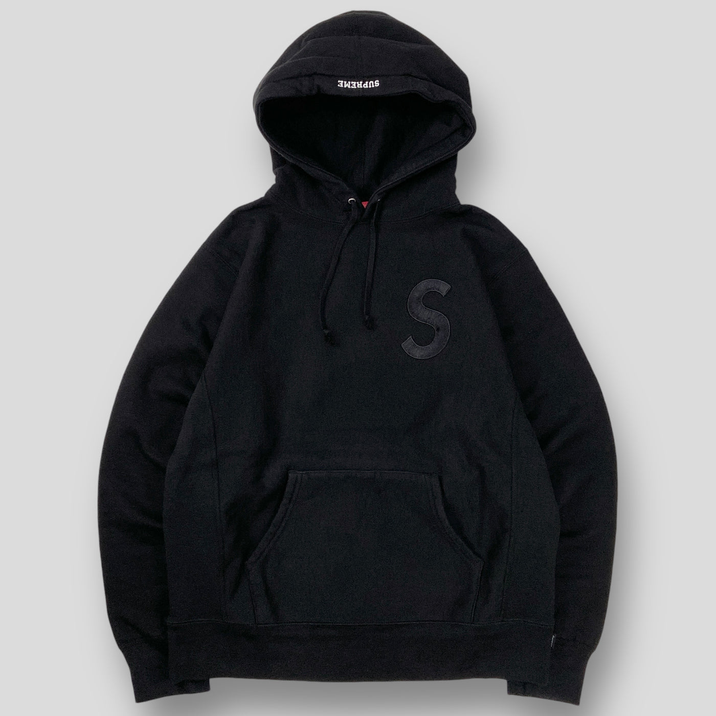 2017AW Tonal S Logo Hooded Sweatshirt M