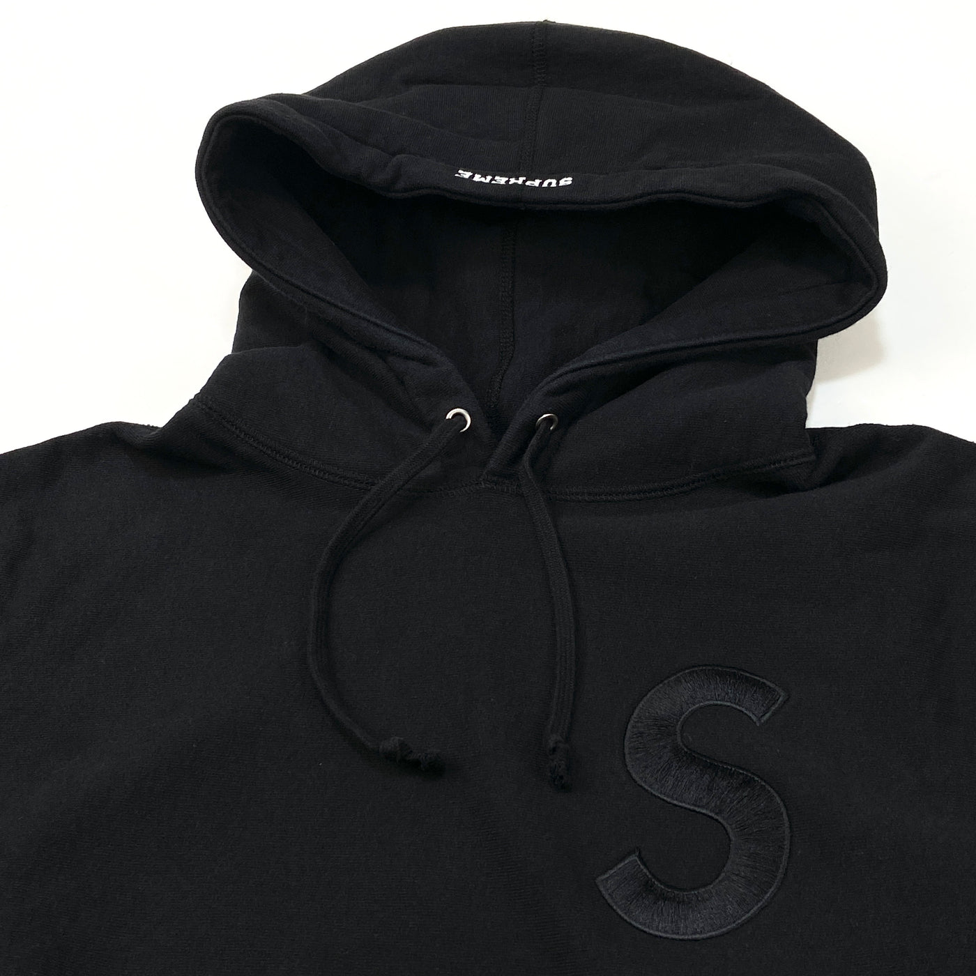 2017AW Tonal S Logo Hooded Sweatshirt M