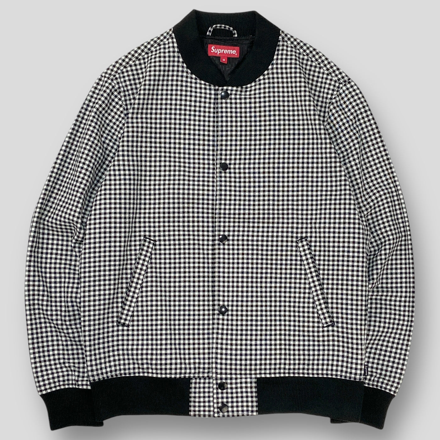 2013AW Plaid Bomber M