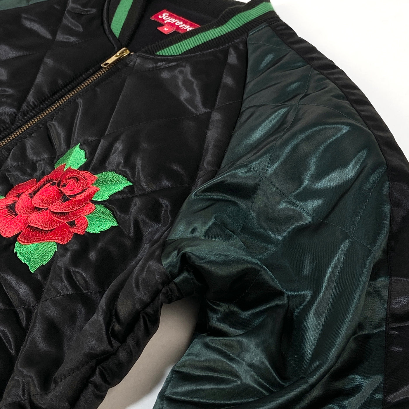 2013AW Quilted Satin Bomber M