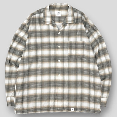 2024SS L/S ORG OMBRE CHECK SHIRT 'EWAN' 24SB1719 3