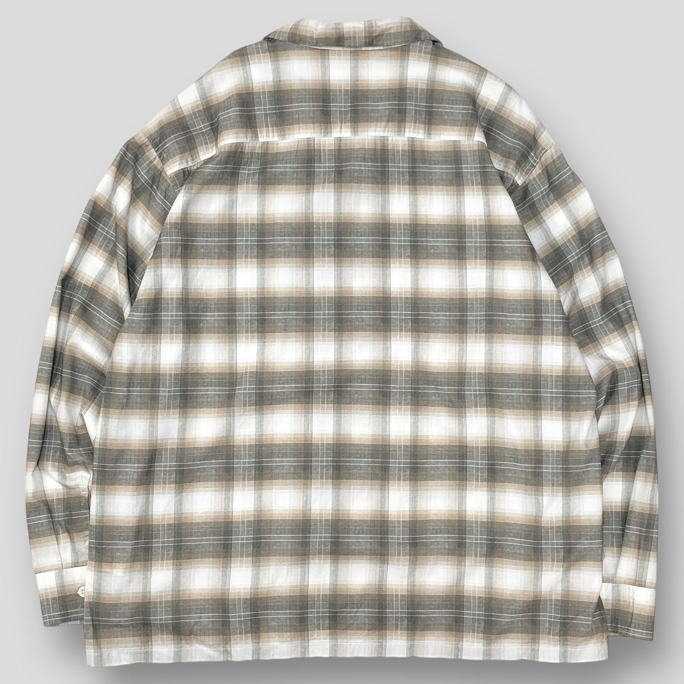 2024SS L/S ORG OMBRE CHECK SHIRT 'EWAN' 24SB1719 3