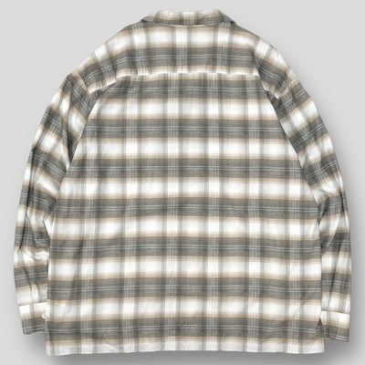 2024SS L/S ORG OMBRE CHECK SHIRT 'EWAN' 24SB1719 3