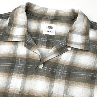 2024SS L/S ORG OMBRE CHECK SHIRT 'EWAN' 24SB1719 3