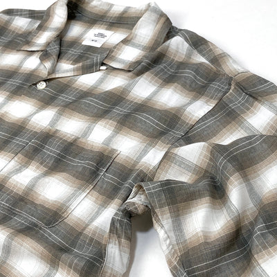 2024SS L/S ORG OMBRE CHECK SHIRT 'EWAN' 24SB1719 3