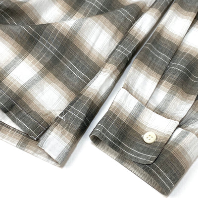 2024SS L/S ORG OMBRE CHECK SHIRT 'EWAN' 24SB1719 3