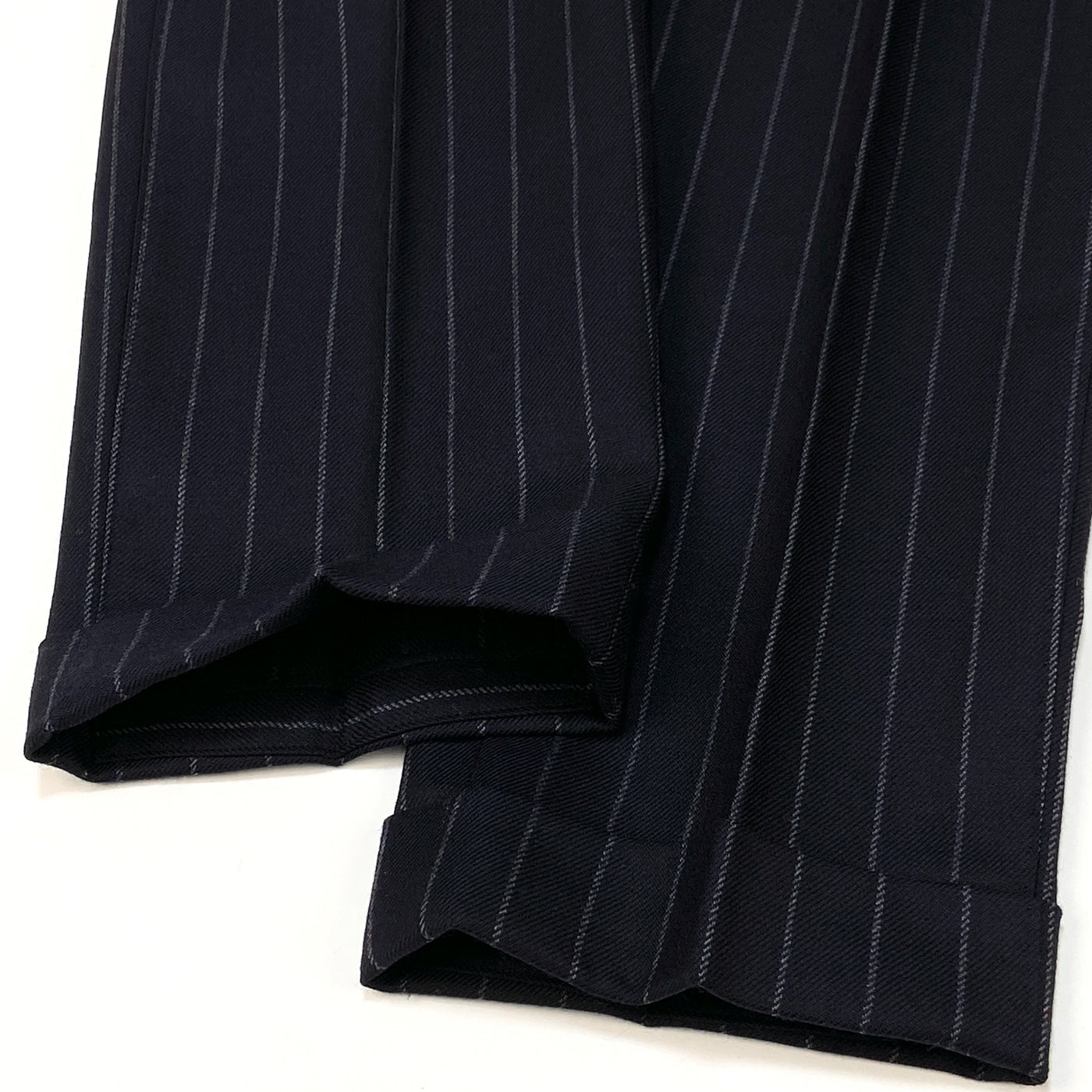 2020AW DORMEUIL チョークストライプ 6ボタン ダブルブレスト スーツ 24-17-0748-015 48