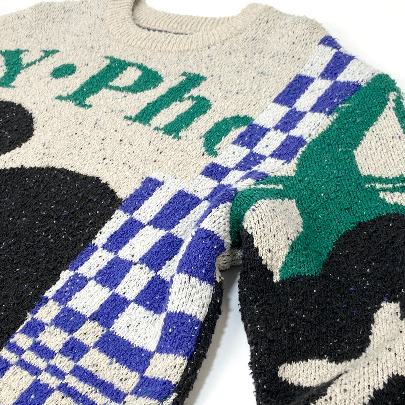 【新品】2024AW Intarsia-knit jumper 24fw-k-01 2