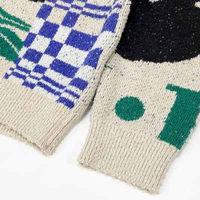 【新品】2024AW Intarsia-knit jumper 24fw-k-01 2