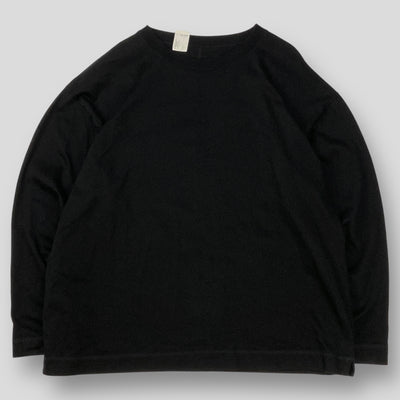 20 RCH CREW NECK LONG SLEEVE 40 BLACK SSM4717