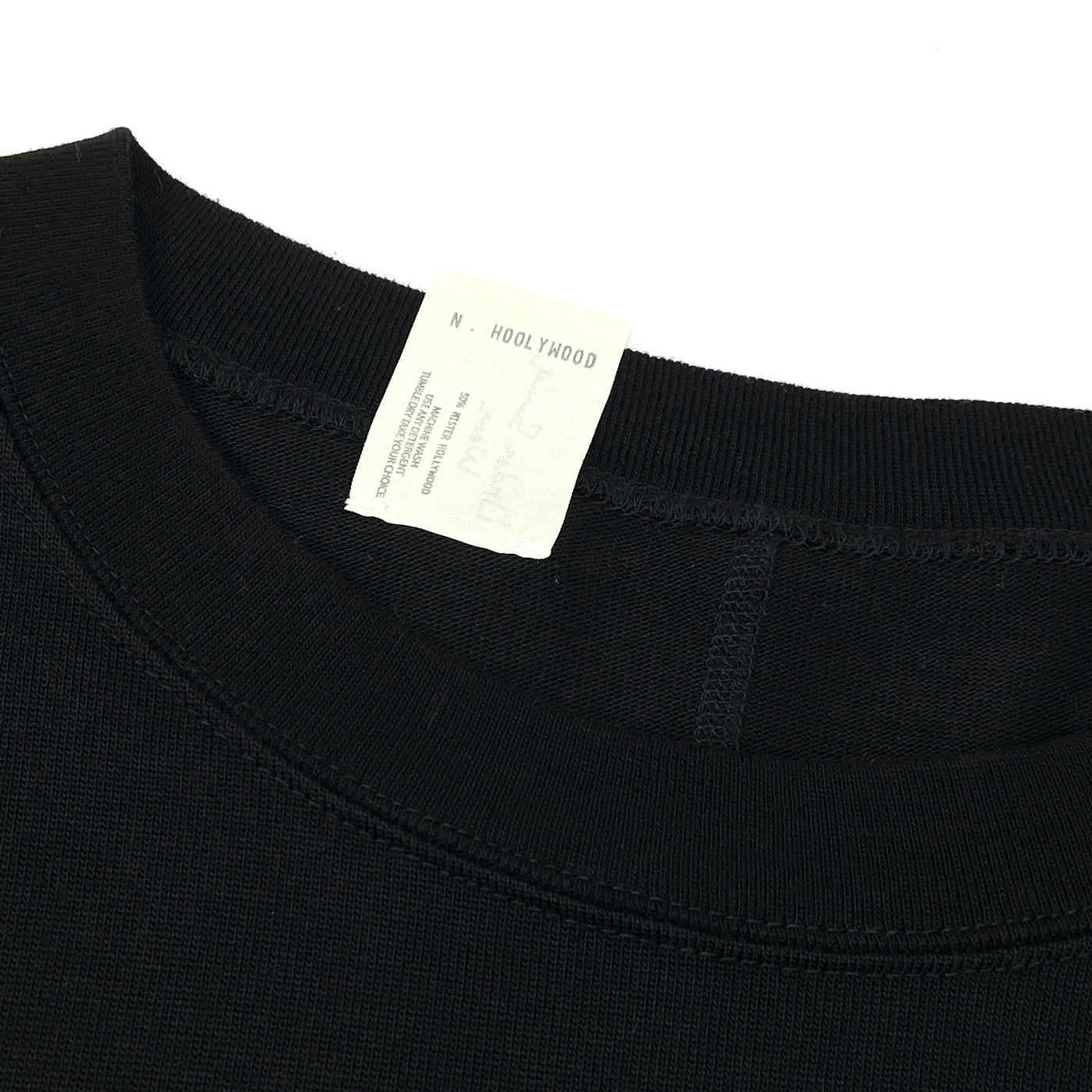 20 RCH CREW NECK LONG SLEEVE 40 BLACK SSM4717