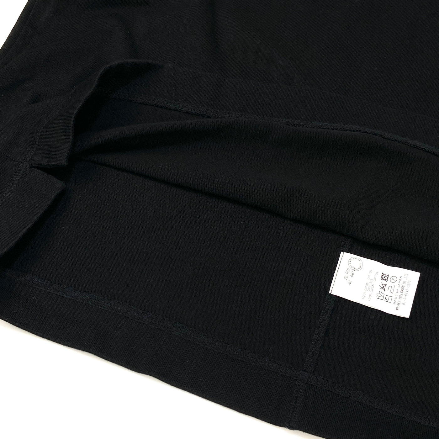 20 RCH CREW NECK LONG SLEEVE 40 BLACK SSM4717