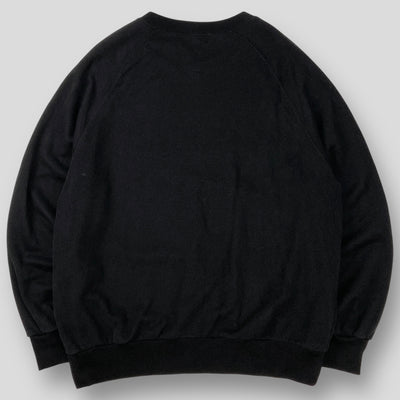 2023AW edition 06 'E' Crew Neck Sweat EP06CT05 50 BLACK