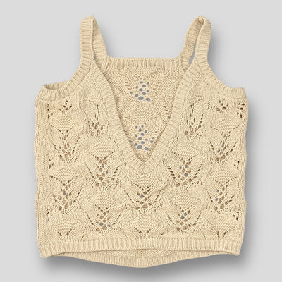 2023SS LILY YARN SUKASHI KNIT CAMISOLE 8618-299-0147 FREE