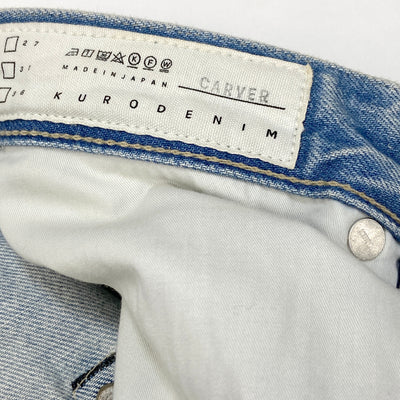 2022AW CARVER CRASH DENIM PANTS 8614-599-0507 28