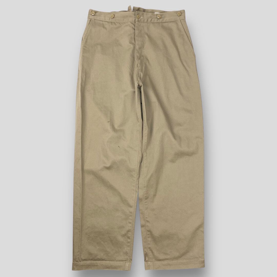 COMOLI 23SS コットンチノ オーバーパンツ X01-03029 2 COMOLI(コモリ) 23SS コットンチノ オーバーパンツ X01-03029