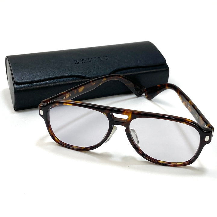 美品 EYEVAN アイヴァン Brett TORT 55□15-145 メガネ