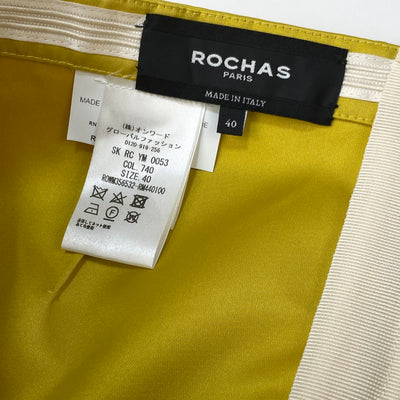 イタリア製 ポリエステルサテン ロングイブニングスカート ROWM356532-RM440100 / SKRCYM0053 40