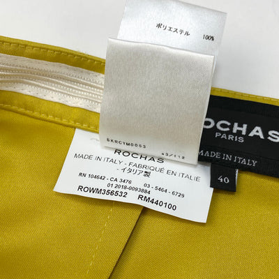 イタリア製 ポリエステルサテン ロングイブニングスカート ROWM356532-RM440100 / SKRCYM0053 40