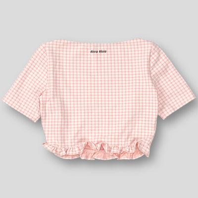 2022SS Check Cropped Top MT1741 1GEV F0E18 42