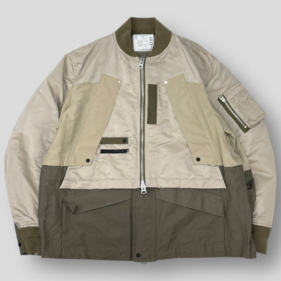 2022SS Nylon Twill Mix Blouson 22-02707M 3