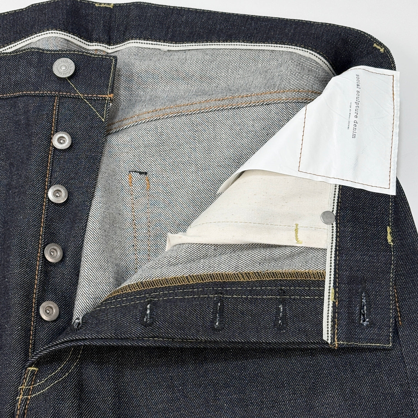 2023SS SOCIAL SCULPTURE 01 UNWASHED 01R 0123105005003 W36×L30
