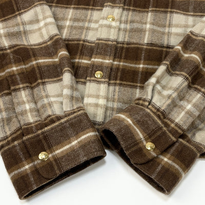 2023AW チェック クロップドシャツ / カシミヤ 2C878377T.02CU 38
