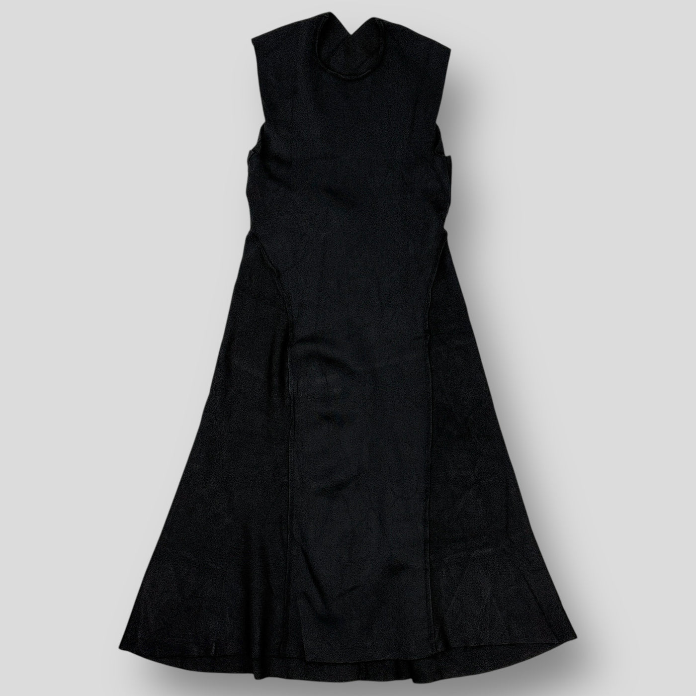 2019AW ストレッチニット バッククロス ノースリーブドレス DR KNT 61057 PO10027378