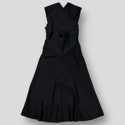 2019AW ストレッチニット バッククロス ノースリーブドレス DR KNT 61057 PO10027378