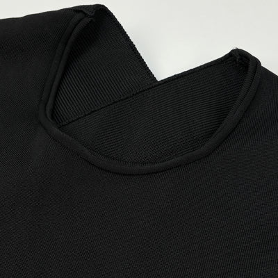 2019AW ストレッチニット バッククロス ノースリーブドレス DR KNT 61057 PO10027378