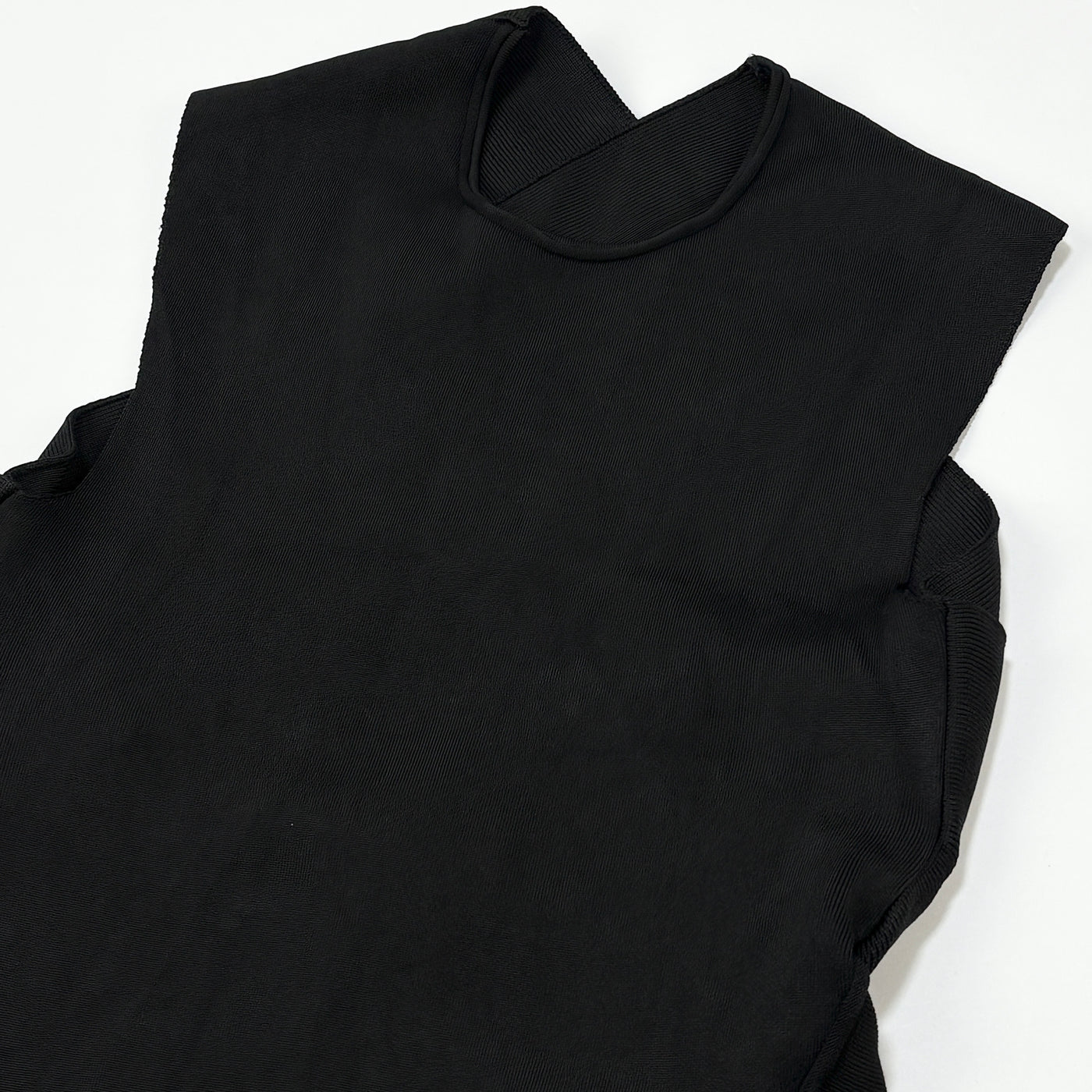 2019AW ストレッチニット バッククロス ノースリーブドレス DR KNT 61057 PO10027378