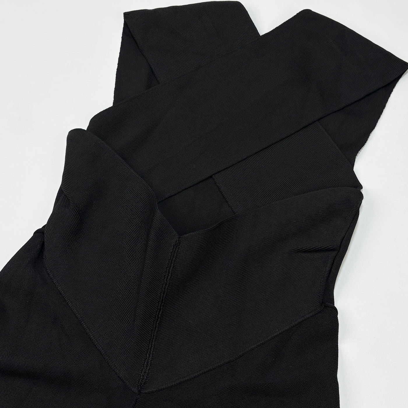 2019AW ストレッチニット バッククロス ノースリーブドレス DR KNT 61057 PO10027378