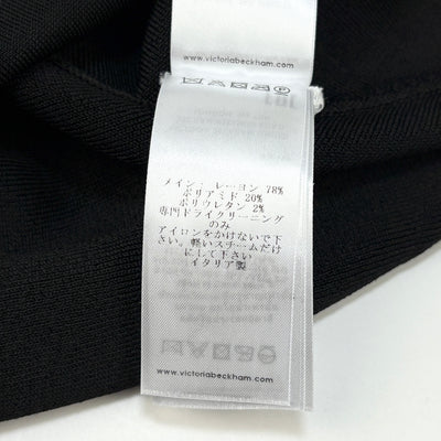 2019AW ストレッチニット バッククロス ノースリーブドレス DR KNT 61057 PO10027378