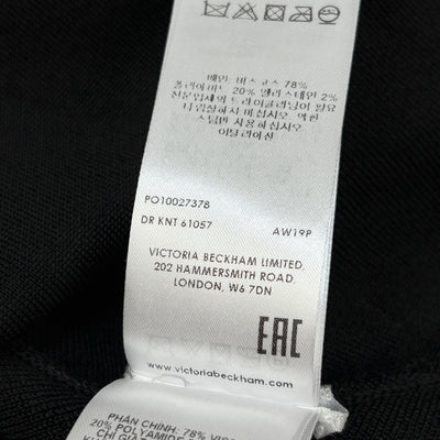 2019AW ストレッチニット バッククロス ノースリーブドレス DR KNT 61057 PO10027378