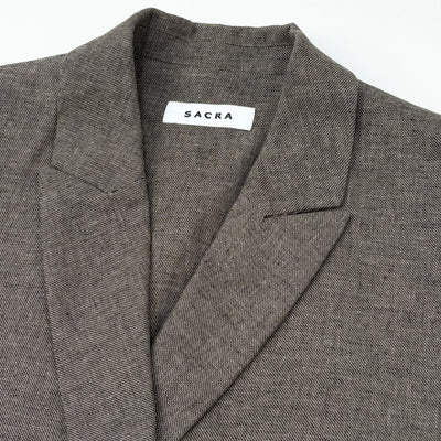 2023SS LINEN COTTON CHAMBRAY GILET 123200061 38