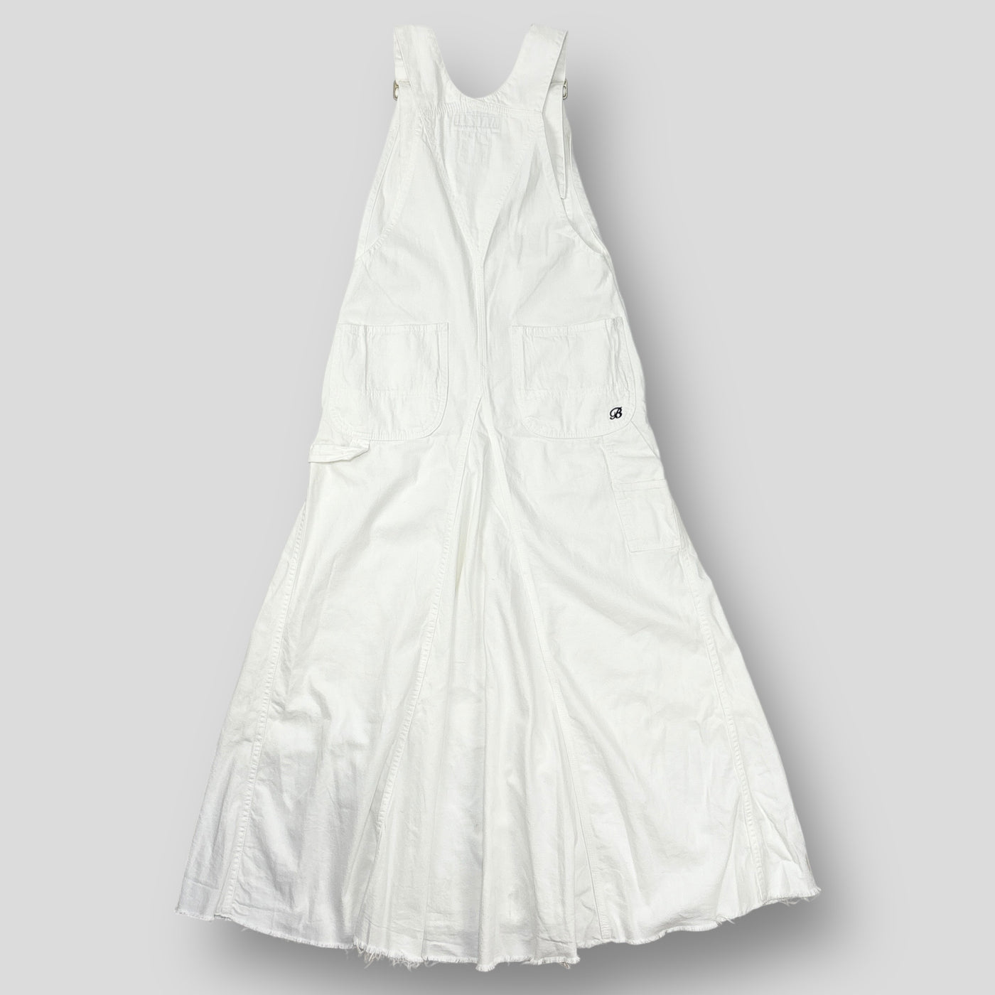 2019SS JUMPER MAXI SKIRT WHT DENIM MB191-4015 01(S)
