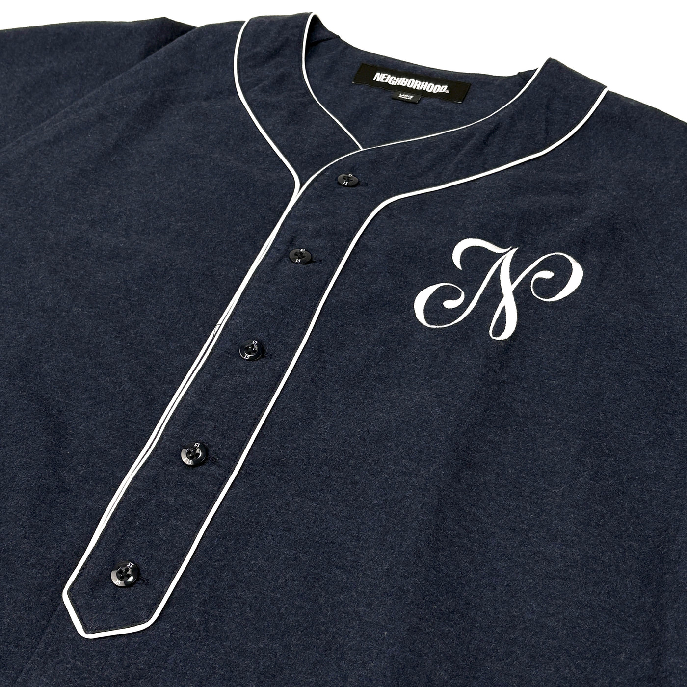 【新品】2024SS BASEBALL SHIRT SS 241AQNH-SHM06 L